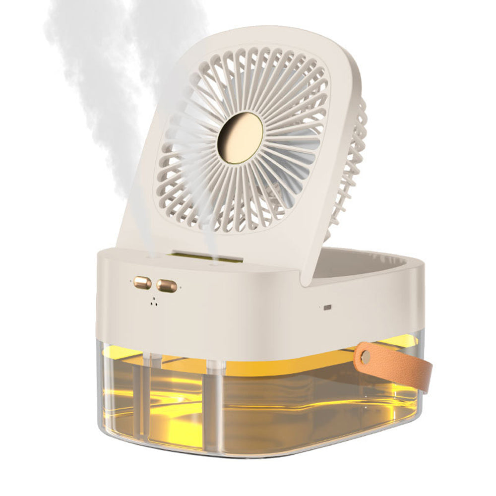 Desktop cooling fan water tank