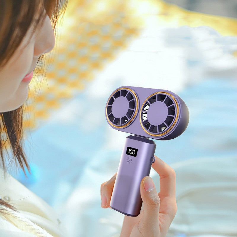 Mini fan digital display