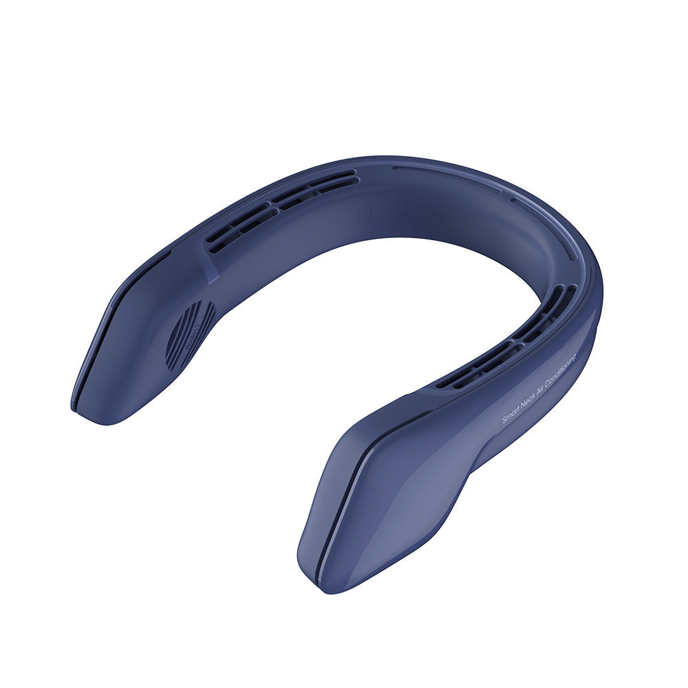 Blue semiconductor cooling neck fan