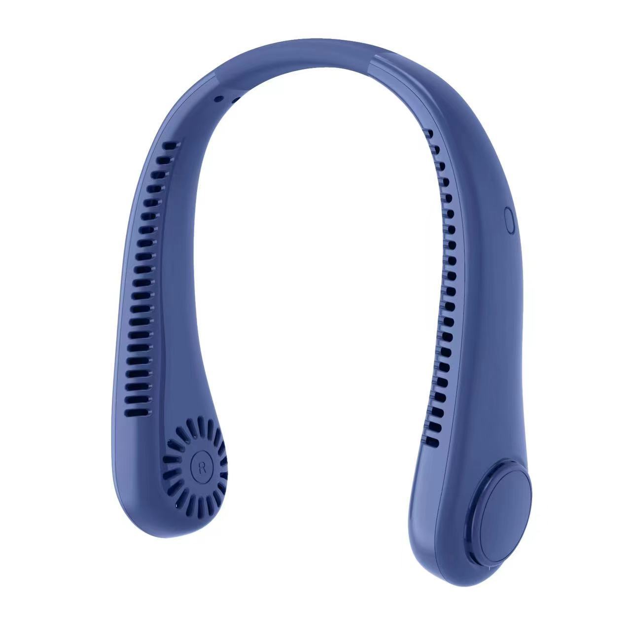 Neck fan in use
